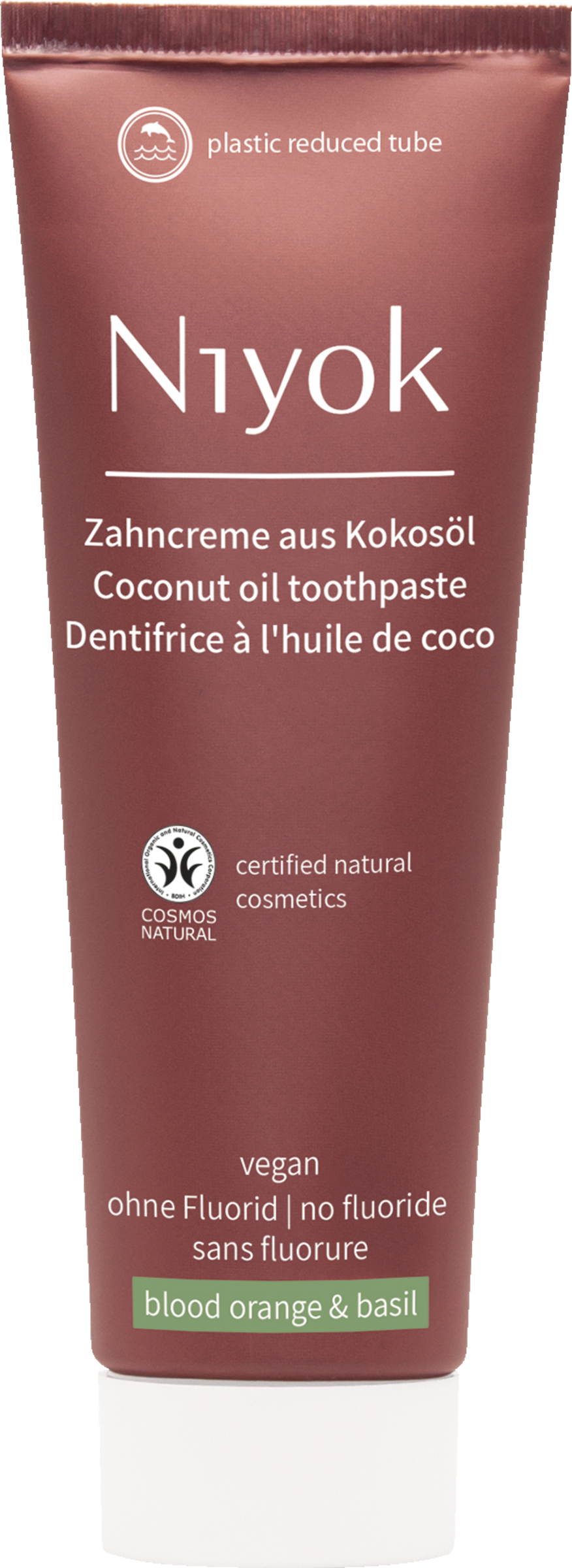 Niyok Zahncreme Blutorange & Basilikum