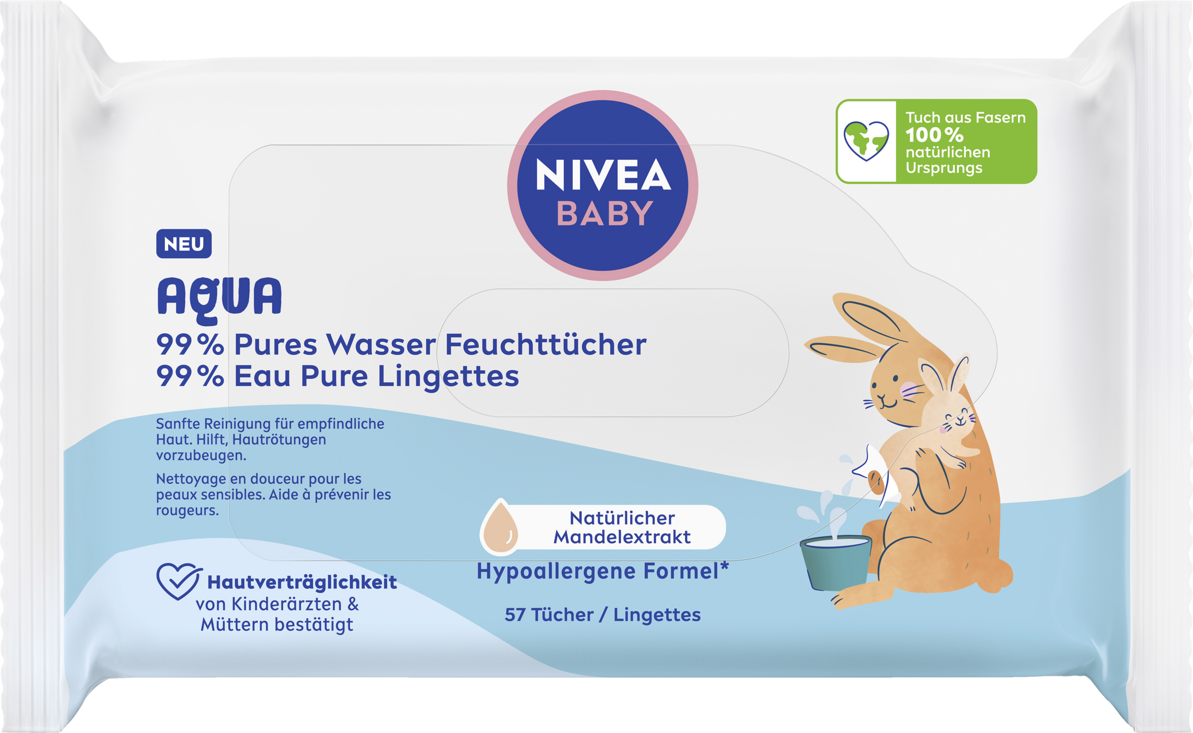 NIVEA BABY Aqua Feuchttücher