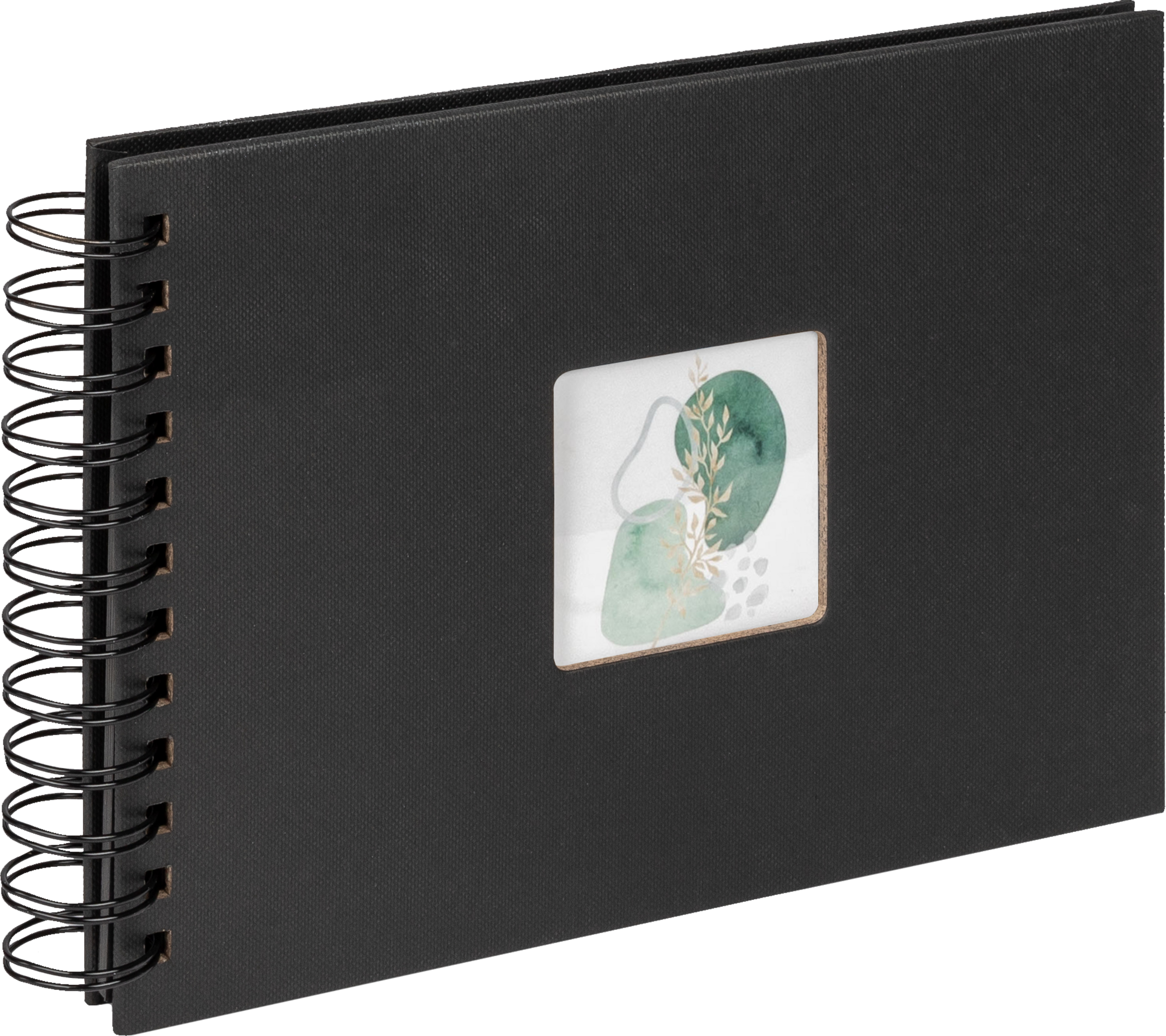 Keine Marke Spiral-Fotoalbum schwarz