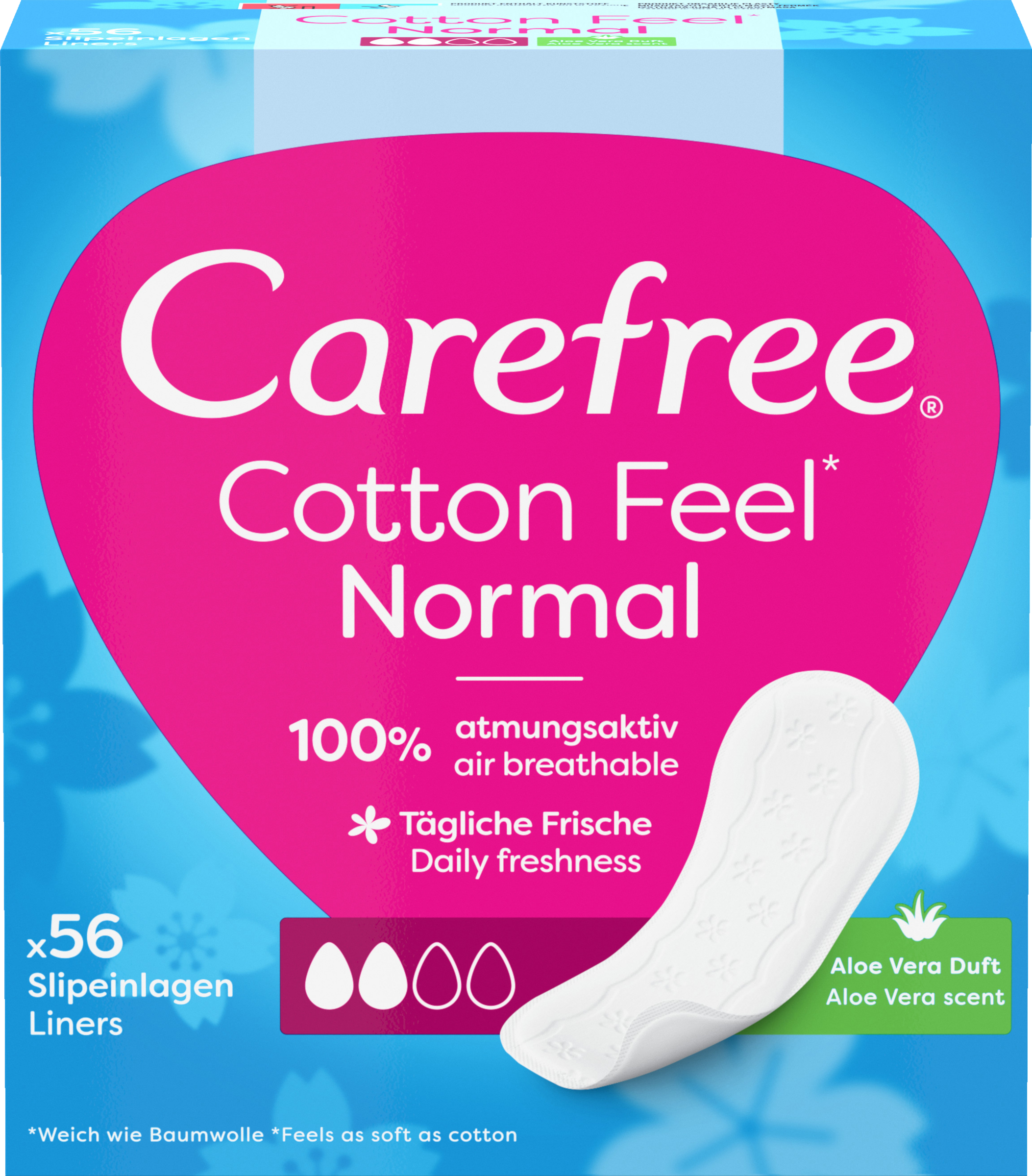 Slipeinlagen Cotton Feel Normal Aloe
