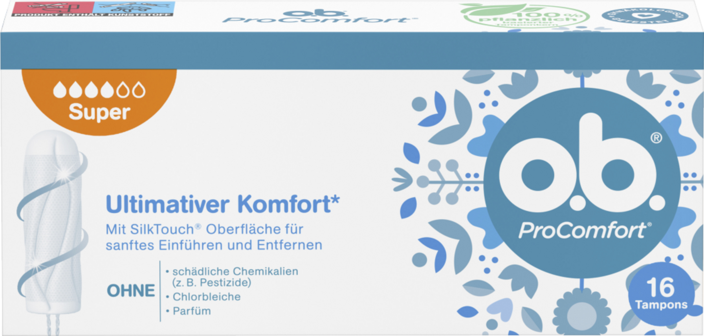 o.b. ProComfort Tampons Super