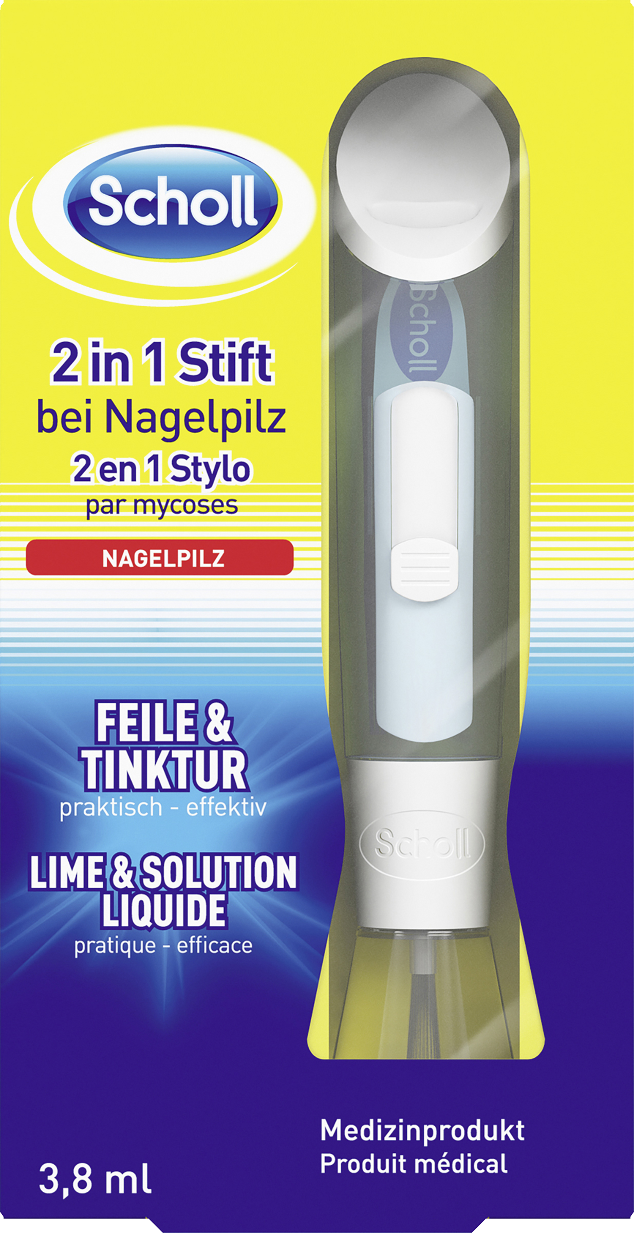 Scholl 2in1 Stift bei Nagelpilz