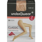 under2wear Strumpfhose 20 den make up M (40/42)