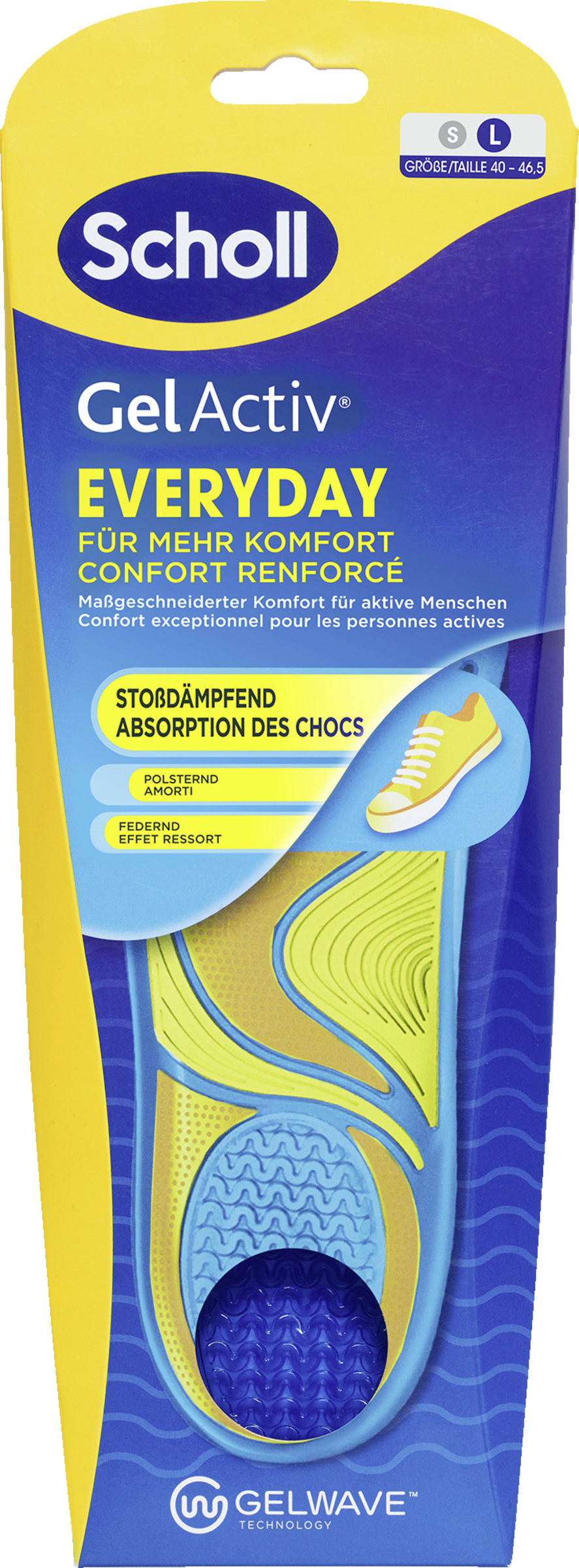 نعل داخلي GelActiv EVERYDAY مقاس L (40-46.5)