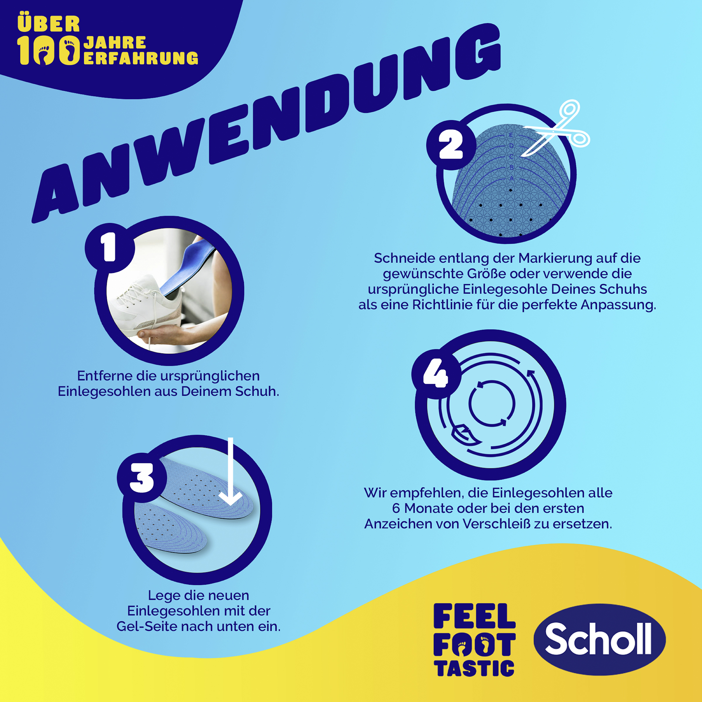 نعل داخلي GelActiv WORK مقاس S (35-40.5) 4