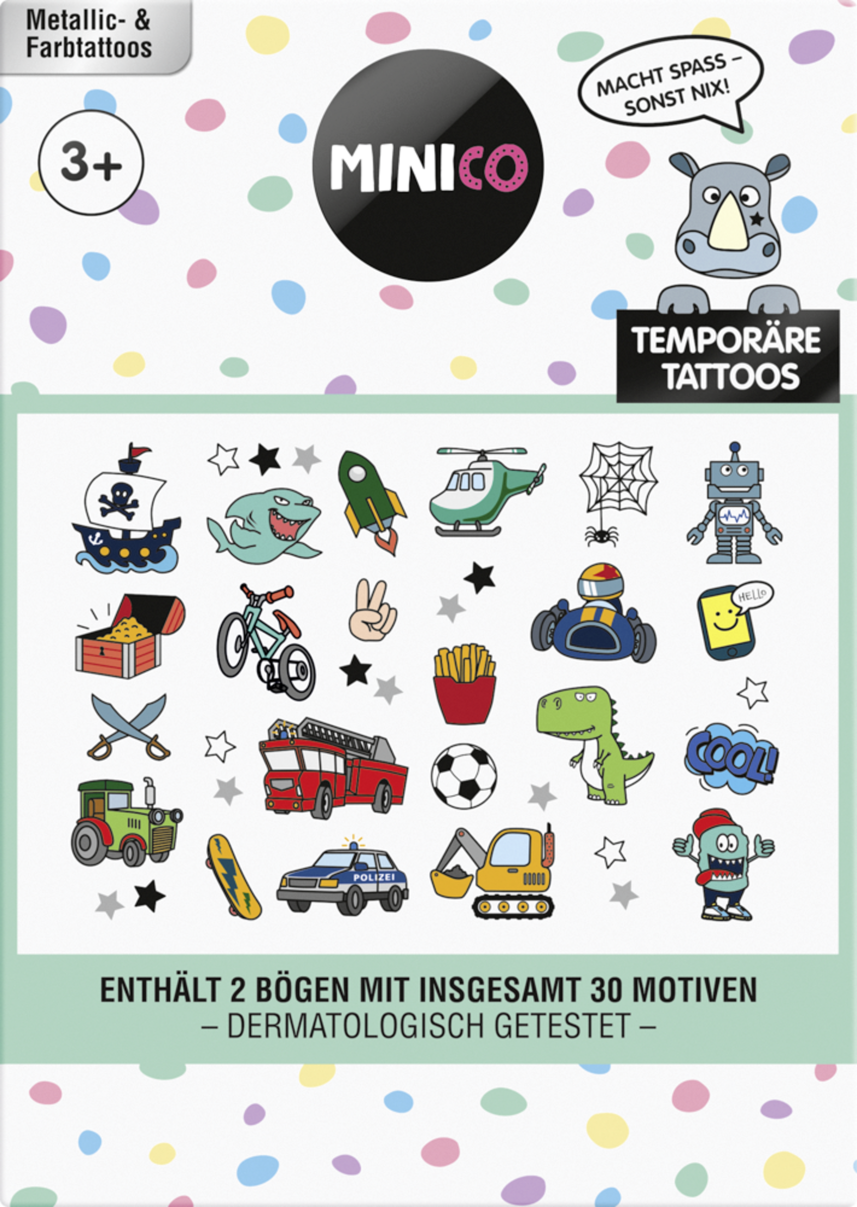 MINICO Temporäre Tattoos SET 02