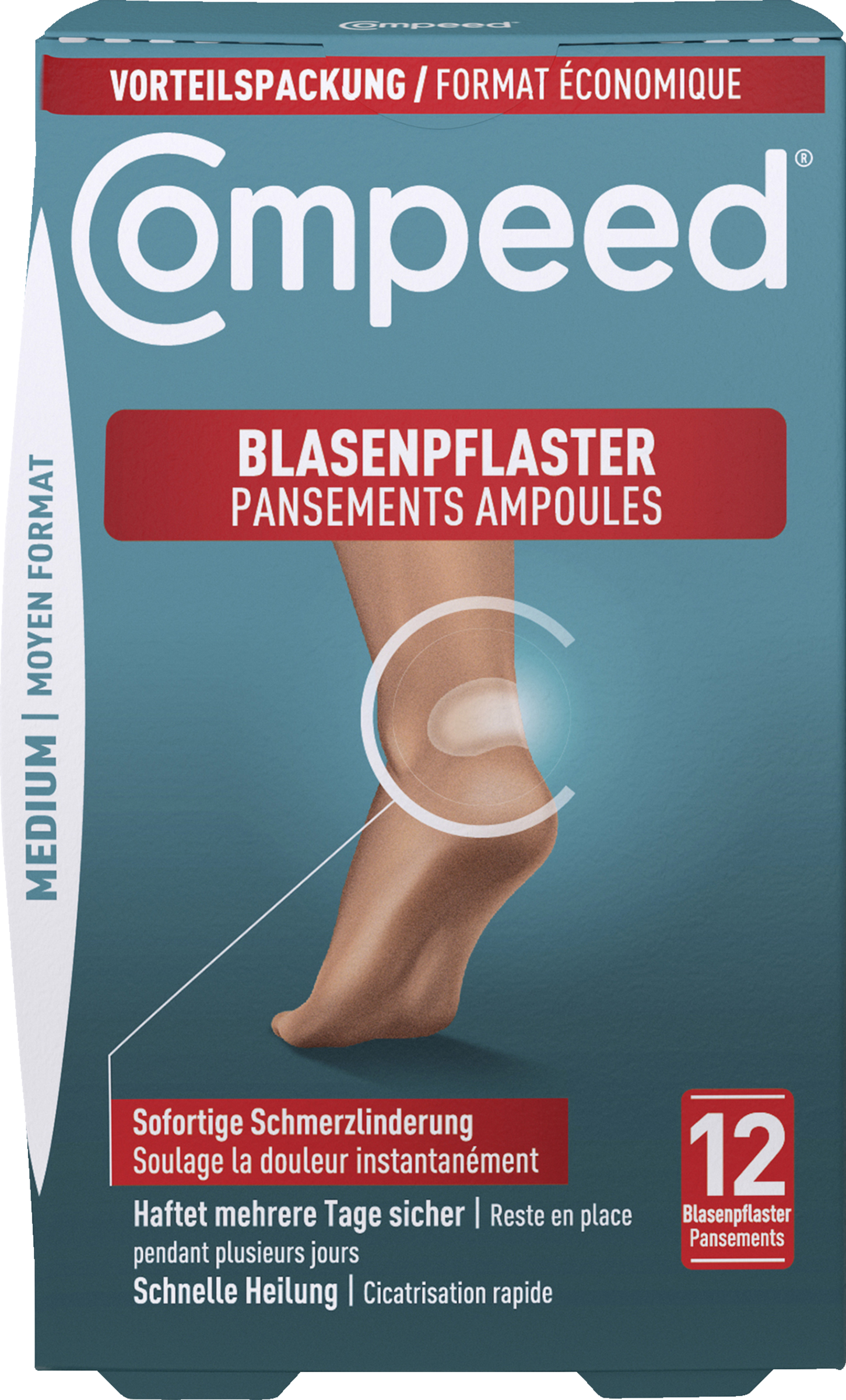 Compeed Blasenpflaster Medium, 12 Stk.