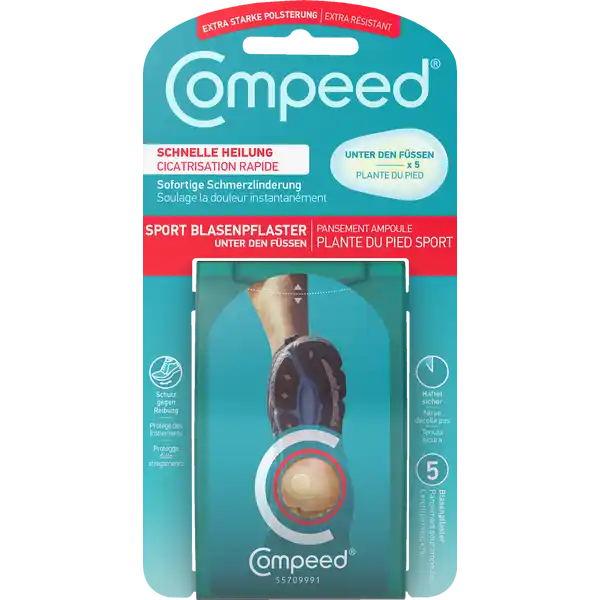 ضمادات فقاعية "تحت القدم"