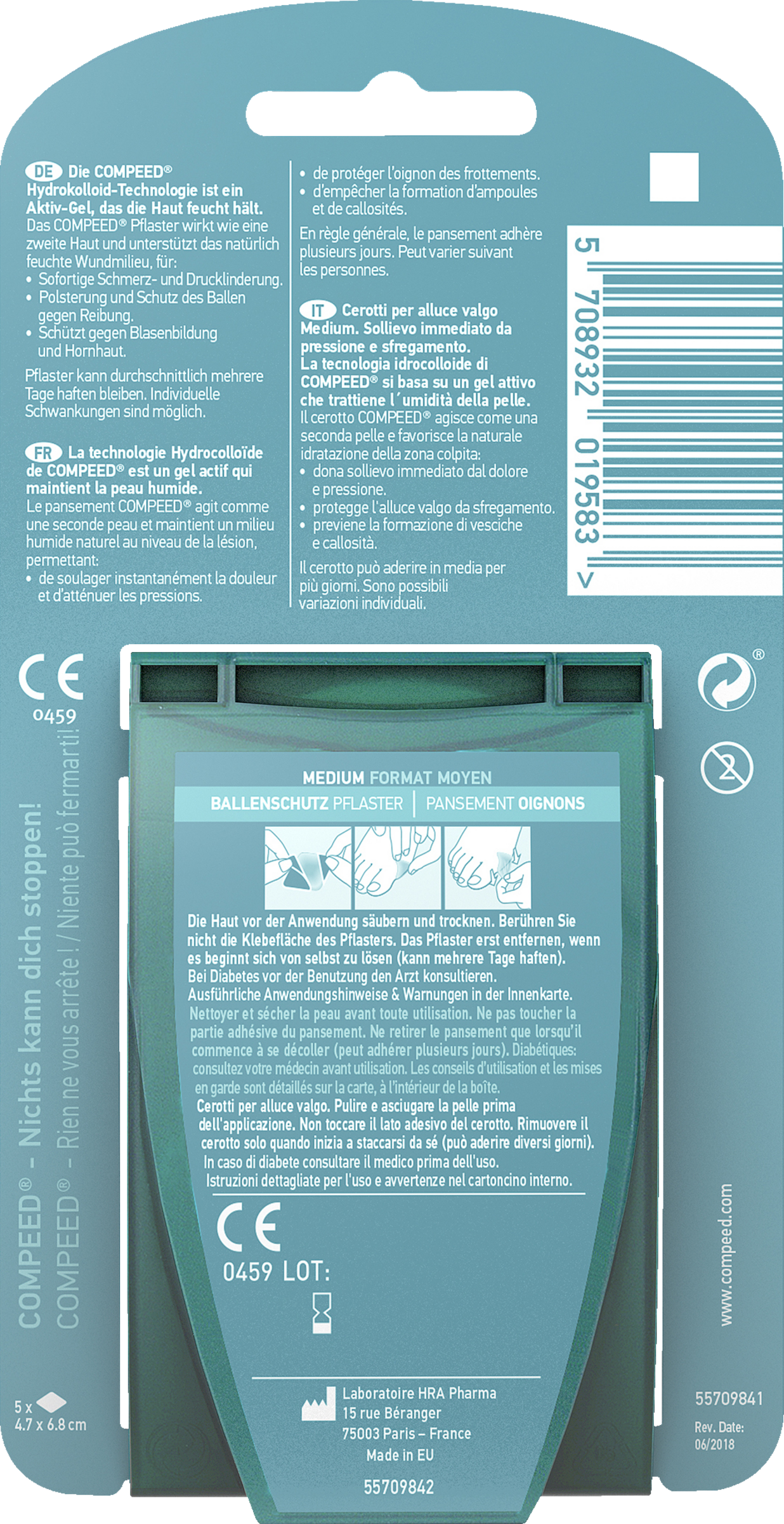 لاصقات حماية القدم 2