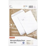 10er Set Versandtaschen weiß