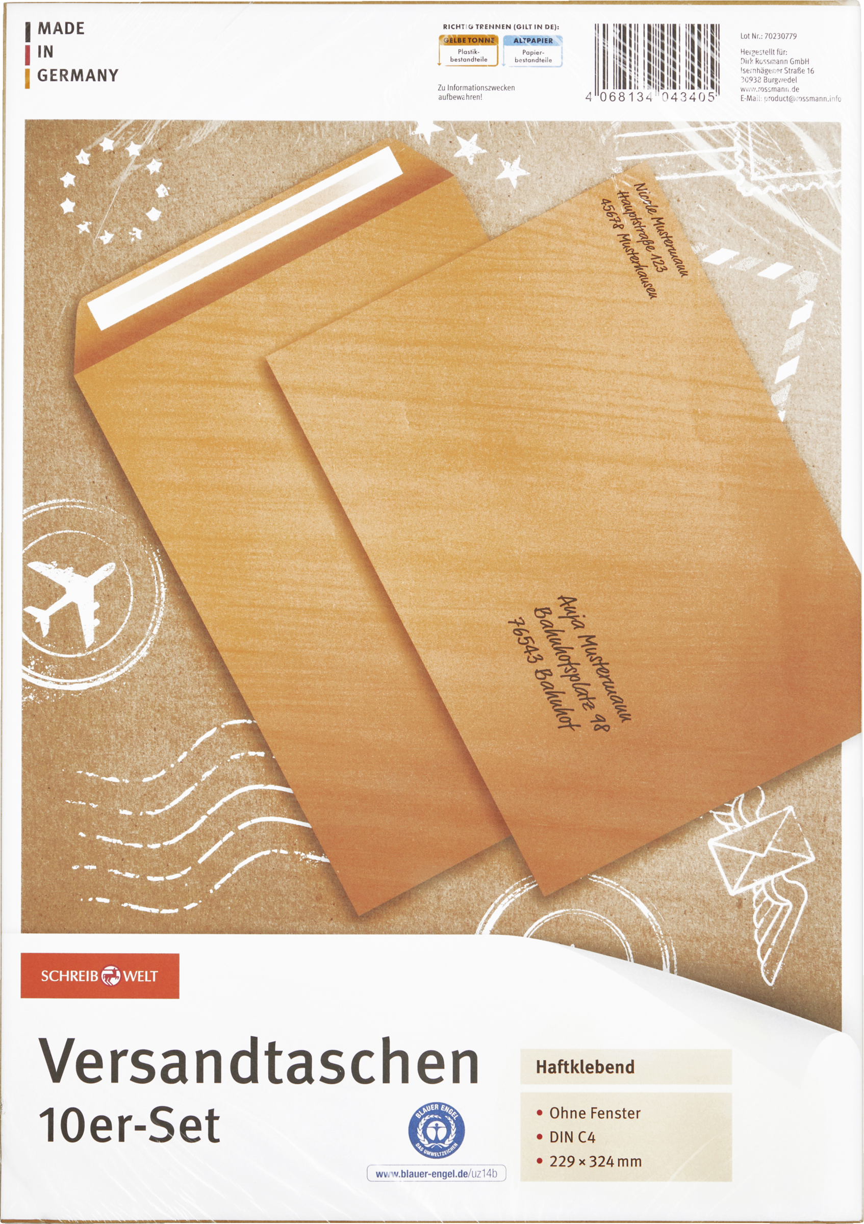 Versandtaschen DIN C4