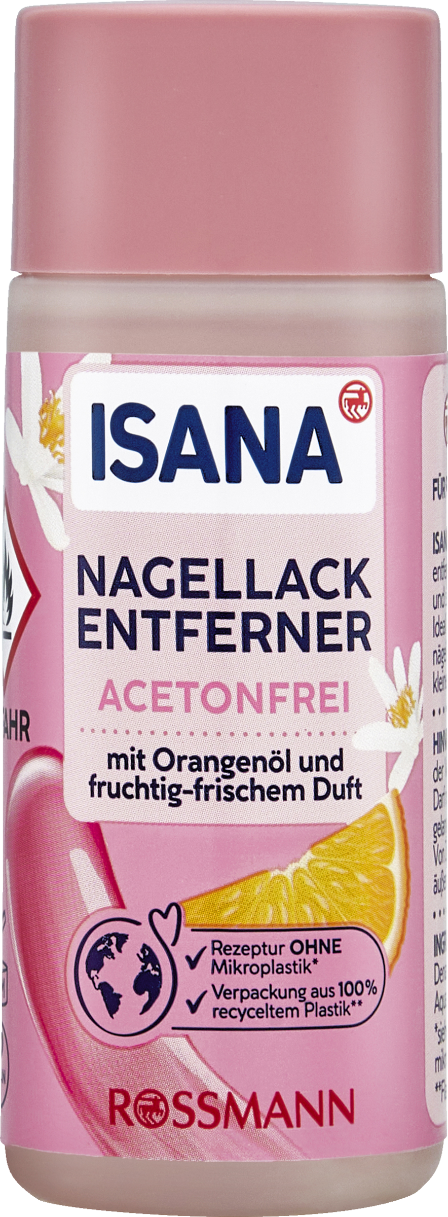 ISANA Nagellackentferner acetonfrei Reisegröße