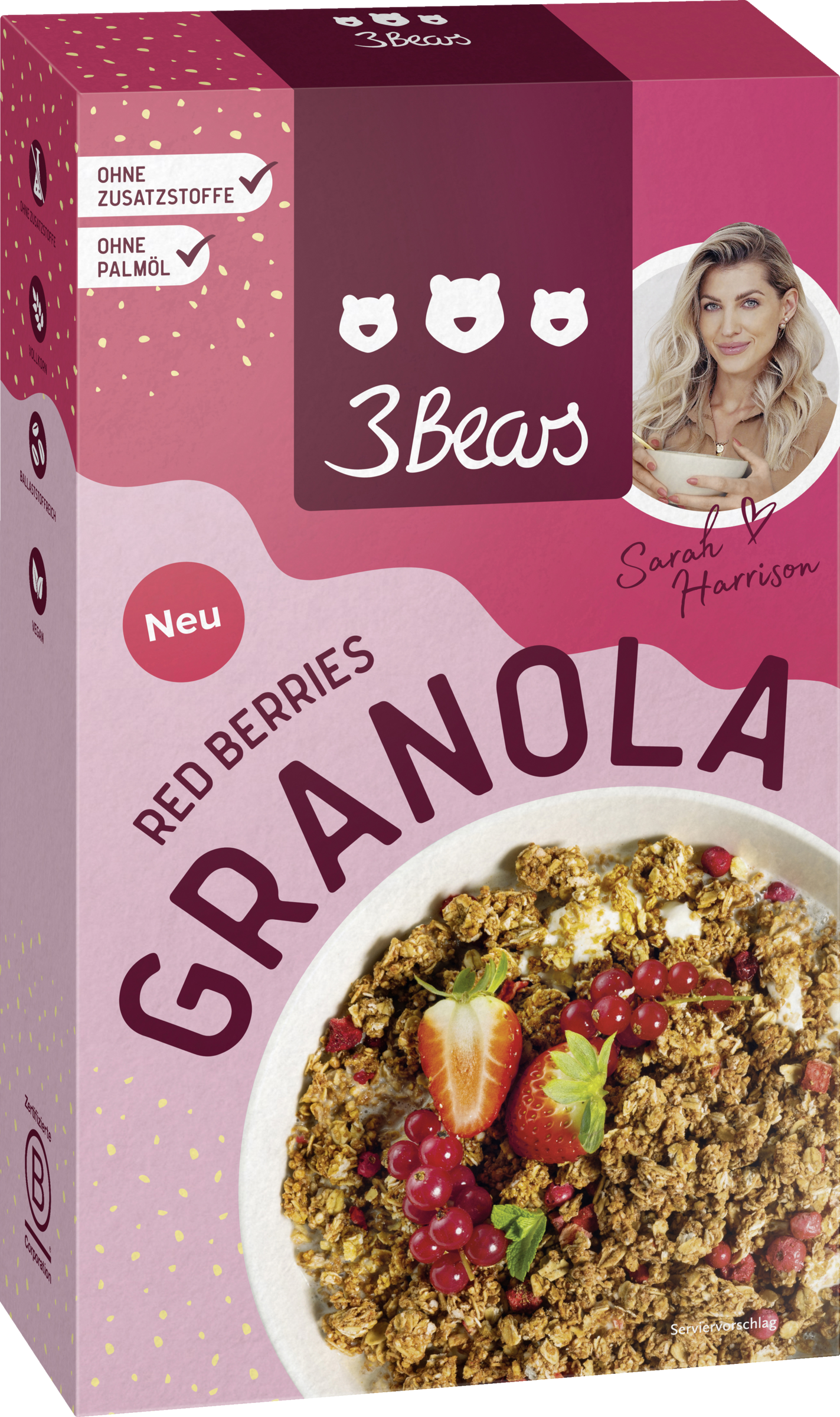 3Bears Granola Red Berries