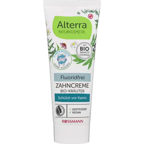 معجون أسنان خالٍ من الفلورايد بالأعشاب العضوية