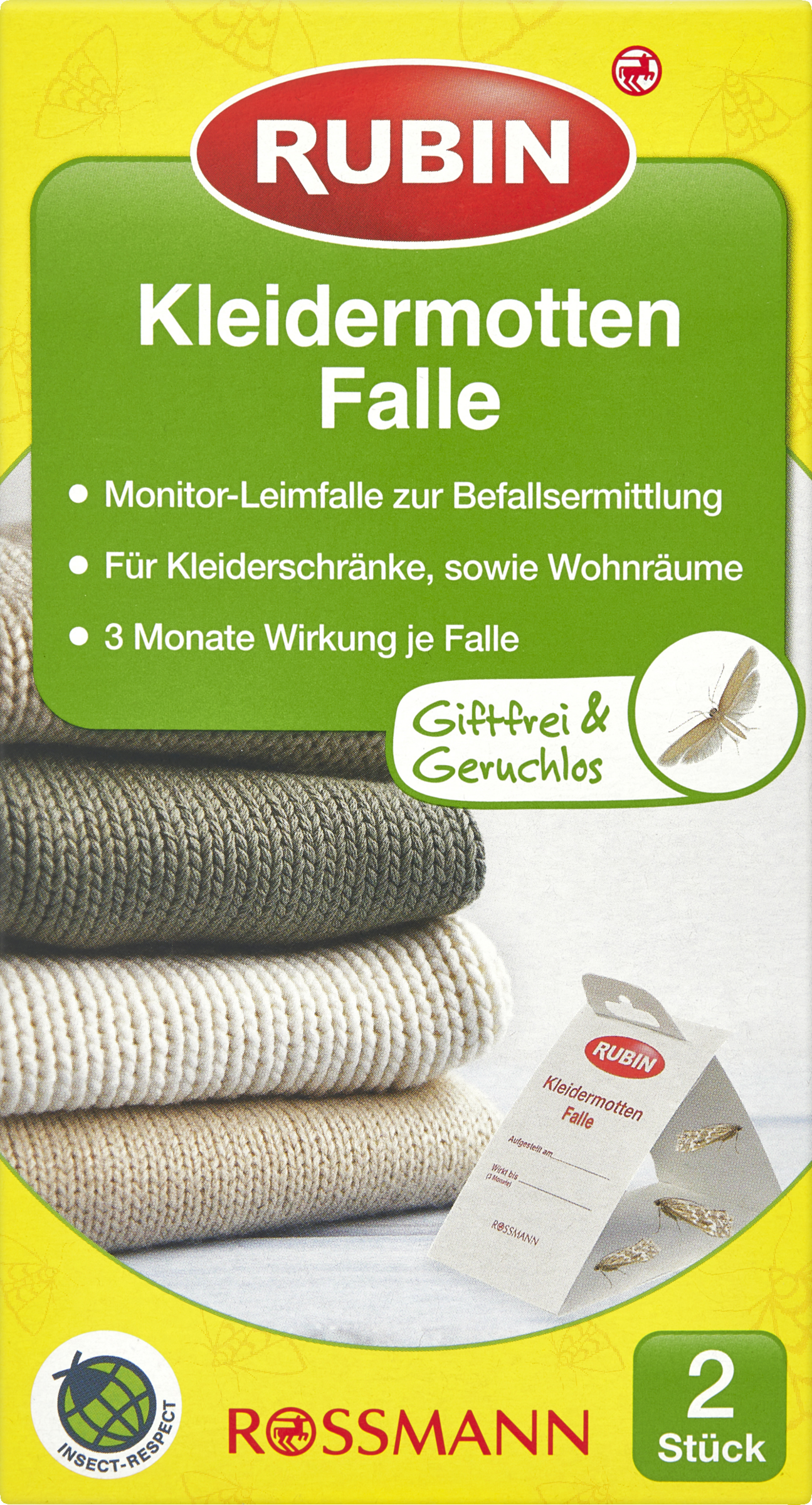 RUBIN Kleider- und Textilmottenfalle