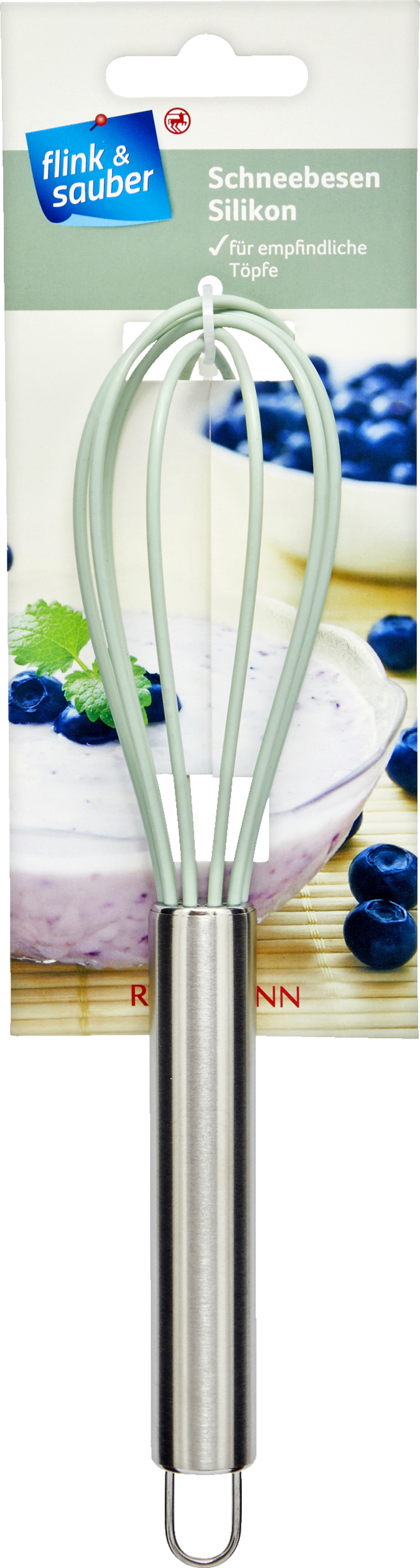 flink & sauber Schneebesen Silikon