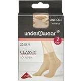 under2wear Söckchen Classic 20den make up onesize
