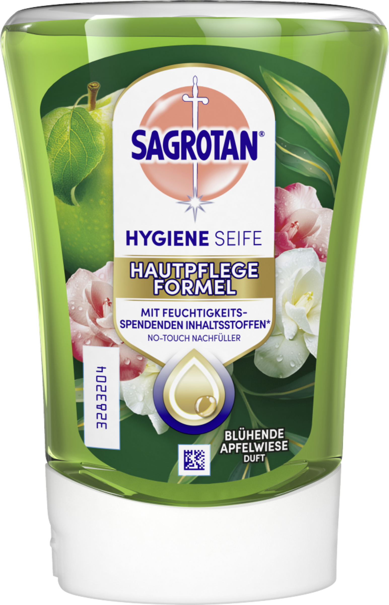 No-Touch Nachfüller Flüssige Handseife Grüner Apfel & Jasminblüte