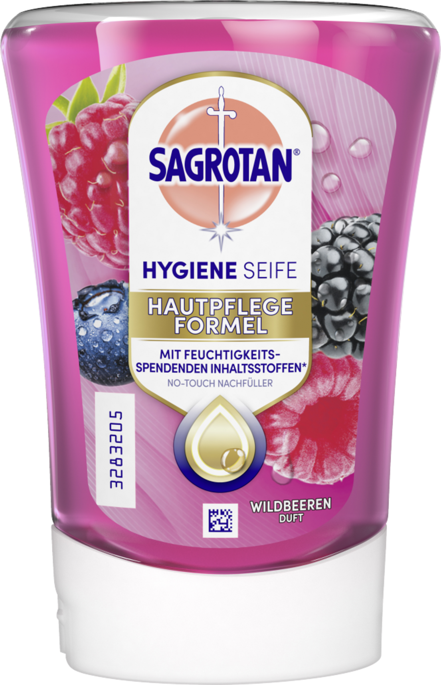 Sagrotan No-Touch Nachfüller Flüssige Handseife Brombeere & Waldfrüchte