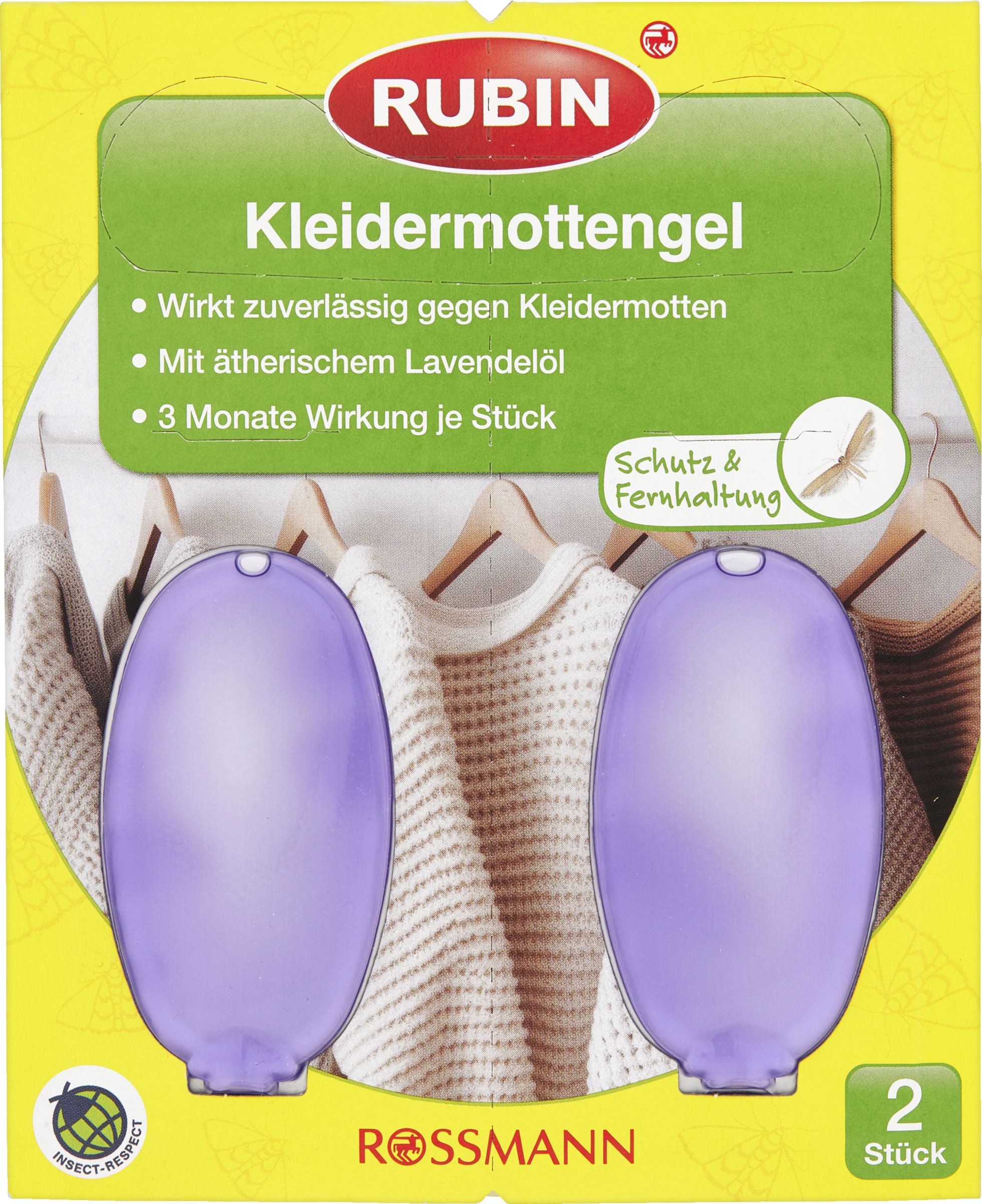 RUBIN Kleidermottengel