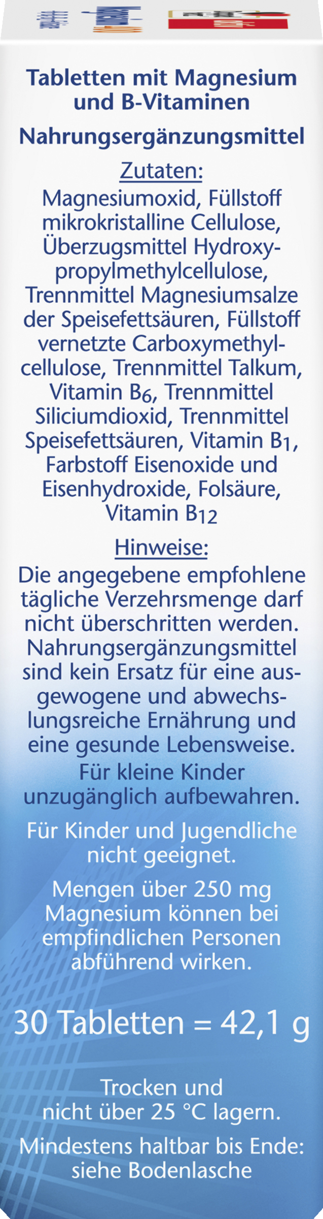 Doppelherz Großpackung Doppelherz aktiv Magnesium 400 +B1 +B6 +B12