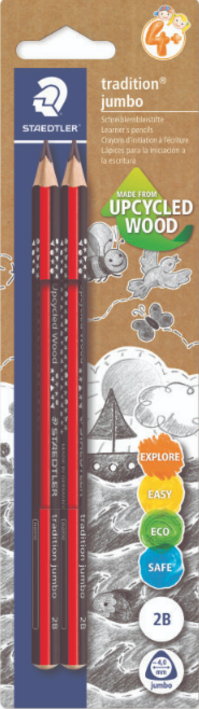 Staedtler 2er Set Jumbo Lernbleistift