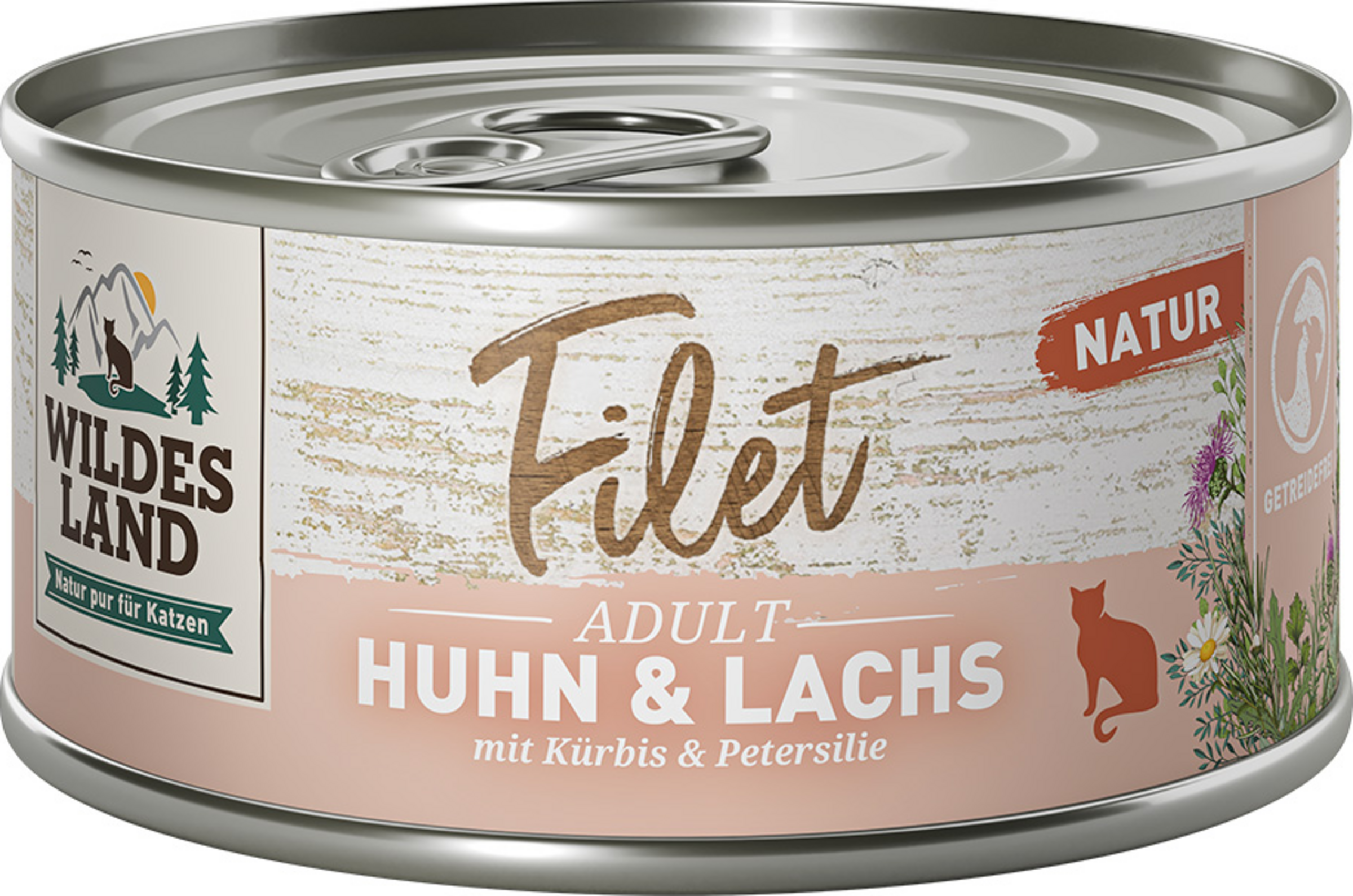 Wildes Land Nassfutter - Filet Huhn & Lachs