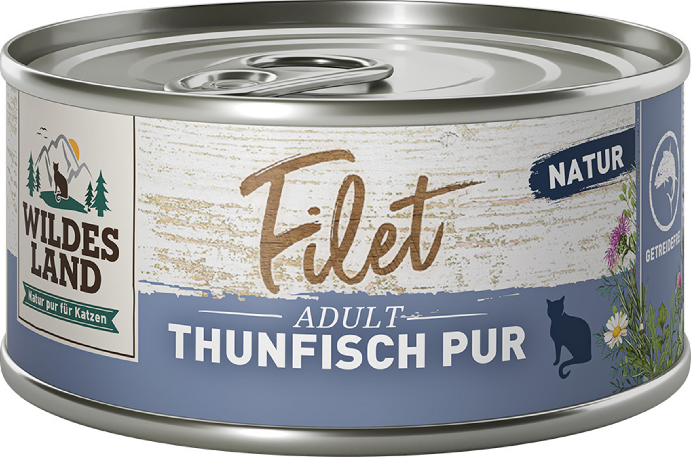 Wildes Land Nassfutter - Filet Thunfisch Pur