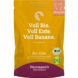 Katzennassfutter Selection Adult Bio Ente mit Kartoffeln und Bananenchip
