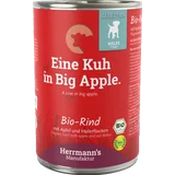 Bio Nassfutter - Selection Puppy Rind mit Apfel und Haferflocken