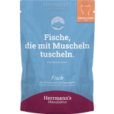 Katzennassfutter Selection Adult Fisch mit Shrimps und Grünlippmuschel