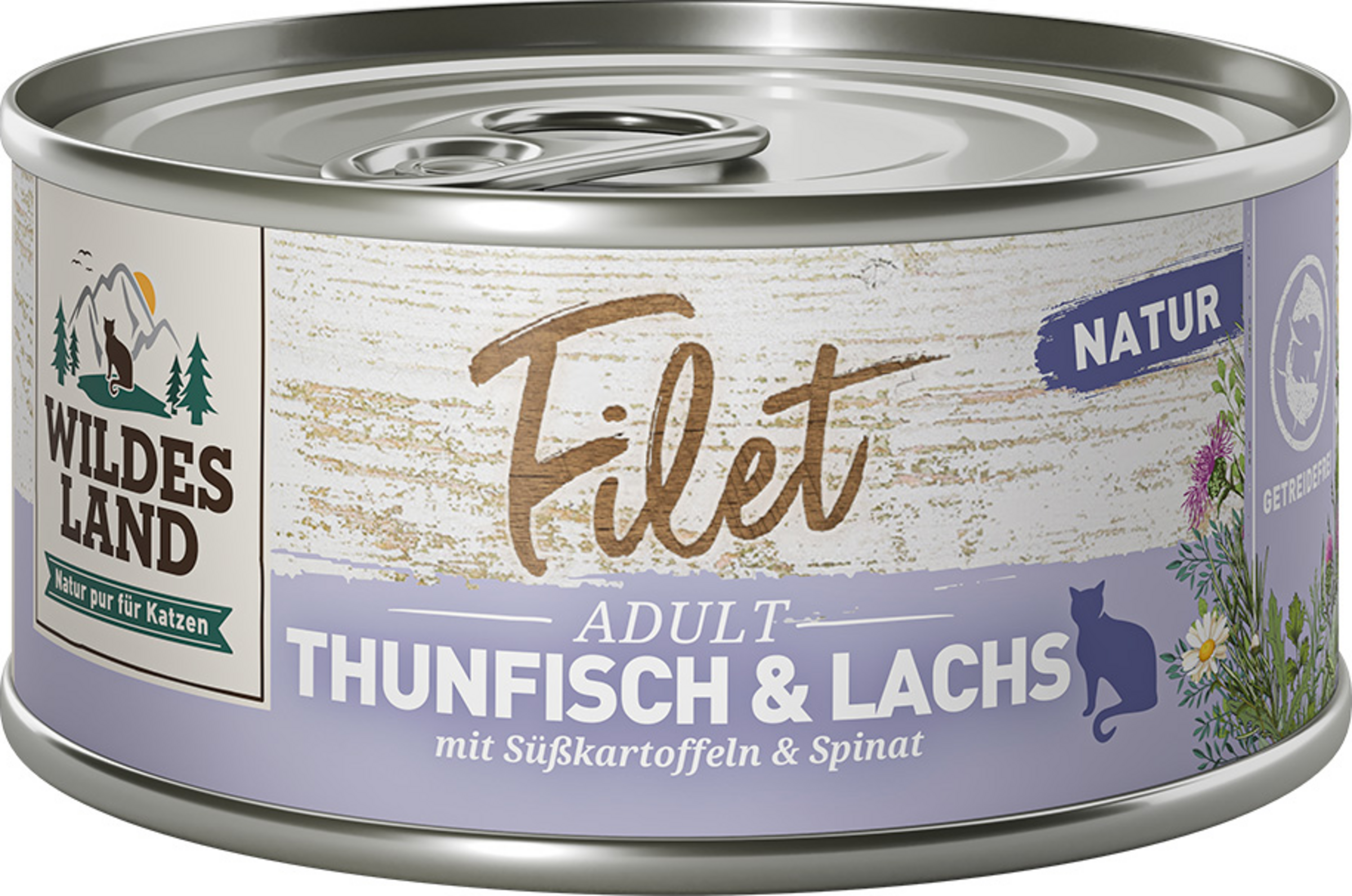 Wildes Land Nassfutter - Filet Thunfisch & Lachs Pur