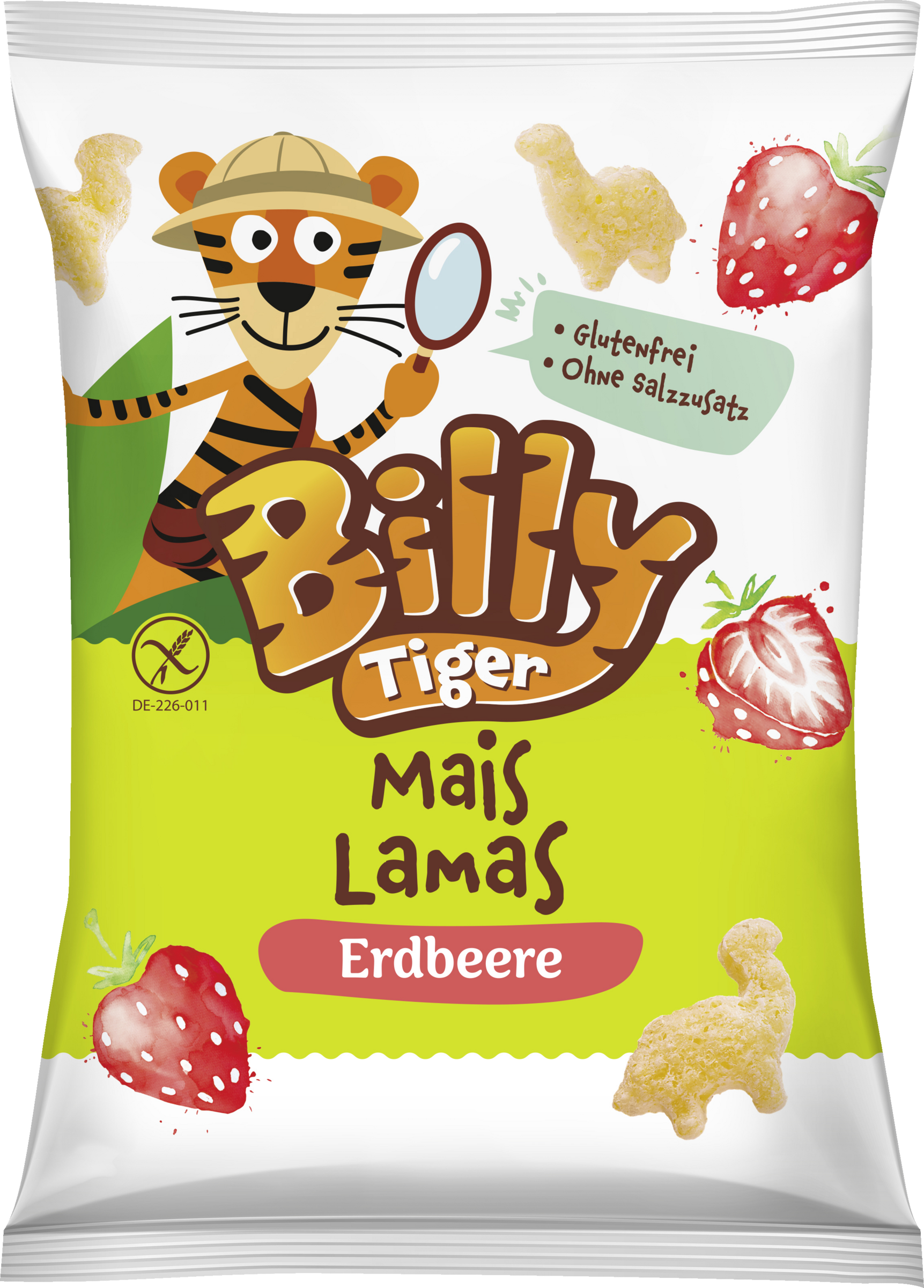 Billy Tiger Mais Lamas Erdbeere