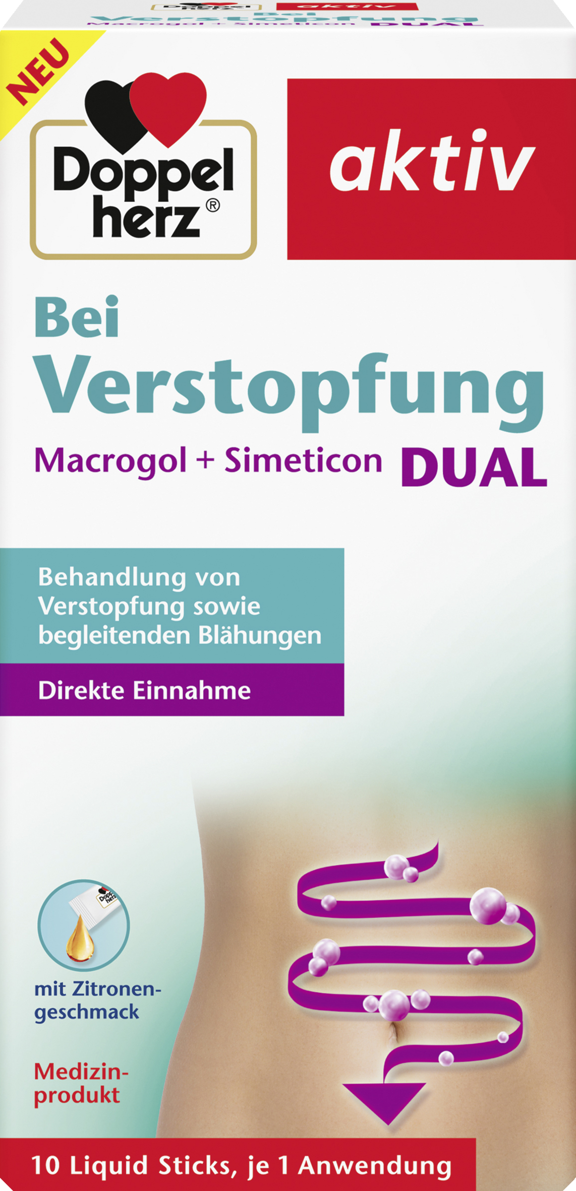 Doppelherz aktiv Bei Verstopfung DUAL 10