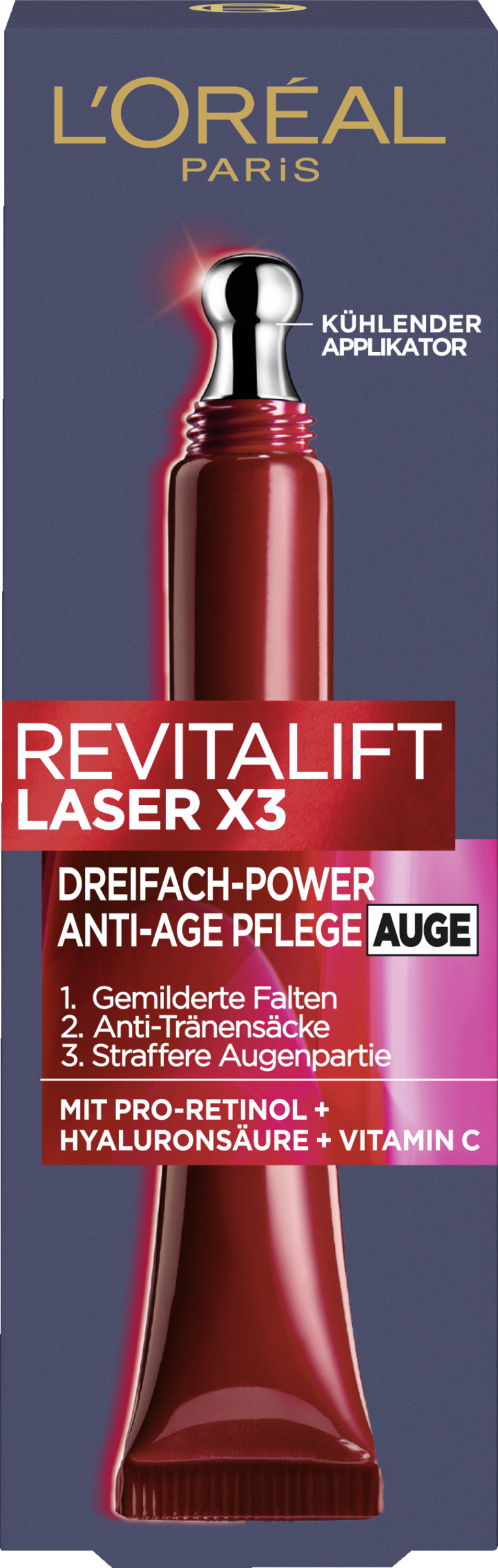 L’Oréal Paris Revitalift Anti Age Augencreme Laser X3