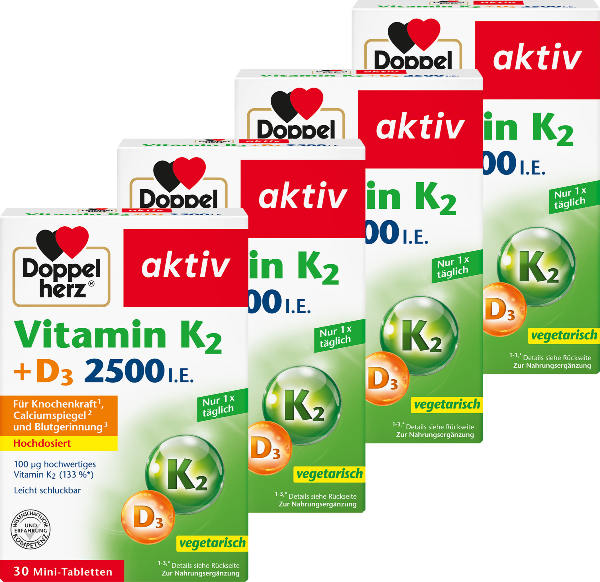 Doppelherz Großpackung Doppelherz Vitamin K2 + D3 2500 I.E.