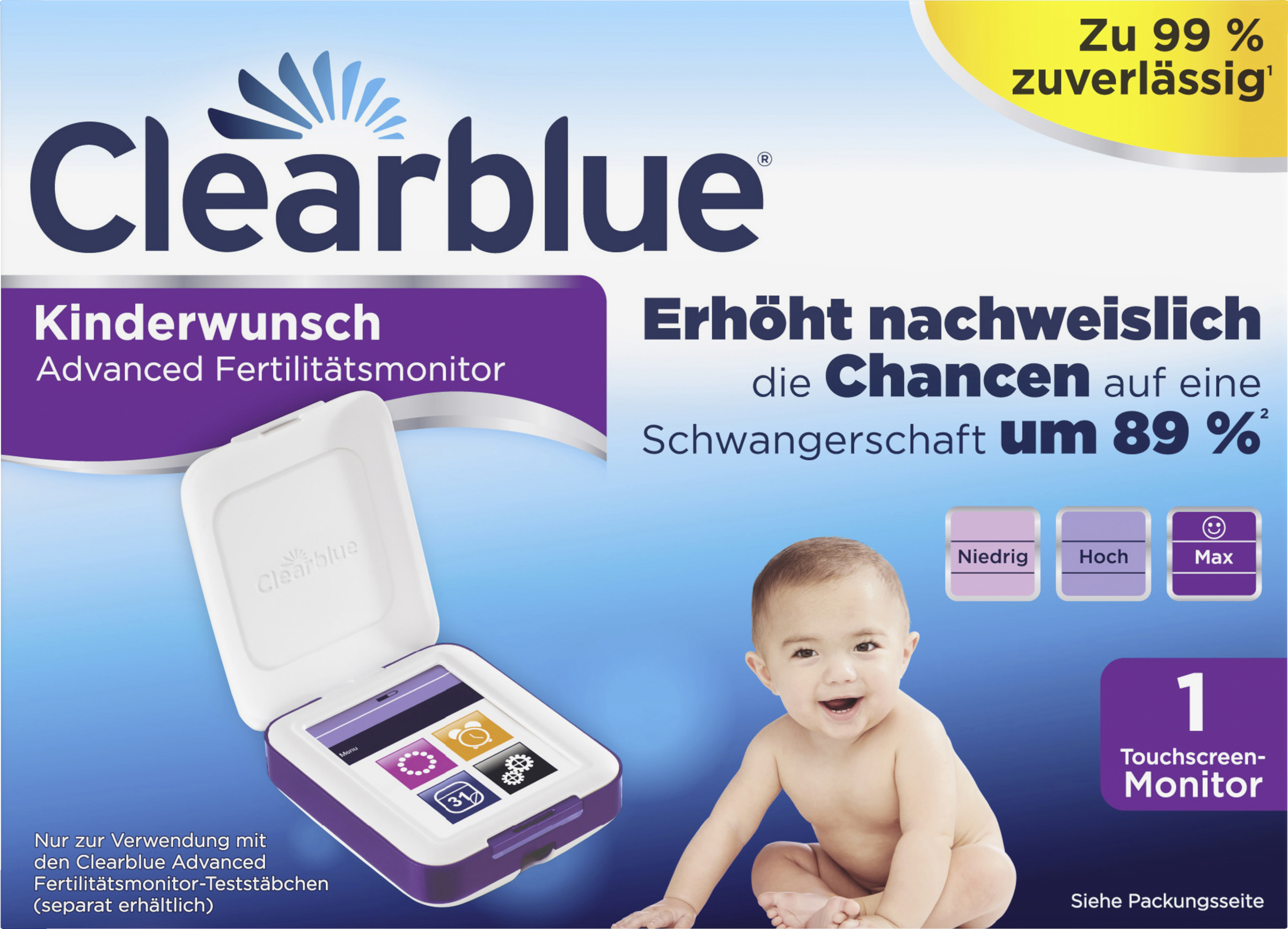 Clearblue Fertility Fertilitätsmonitor Advanced