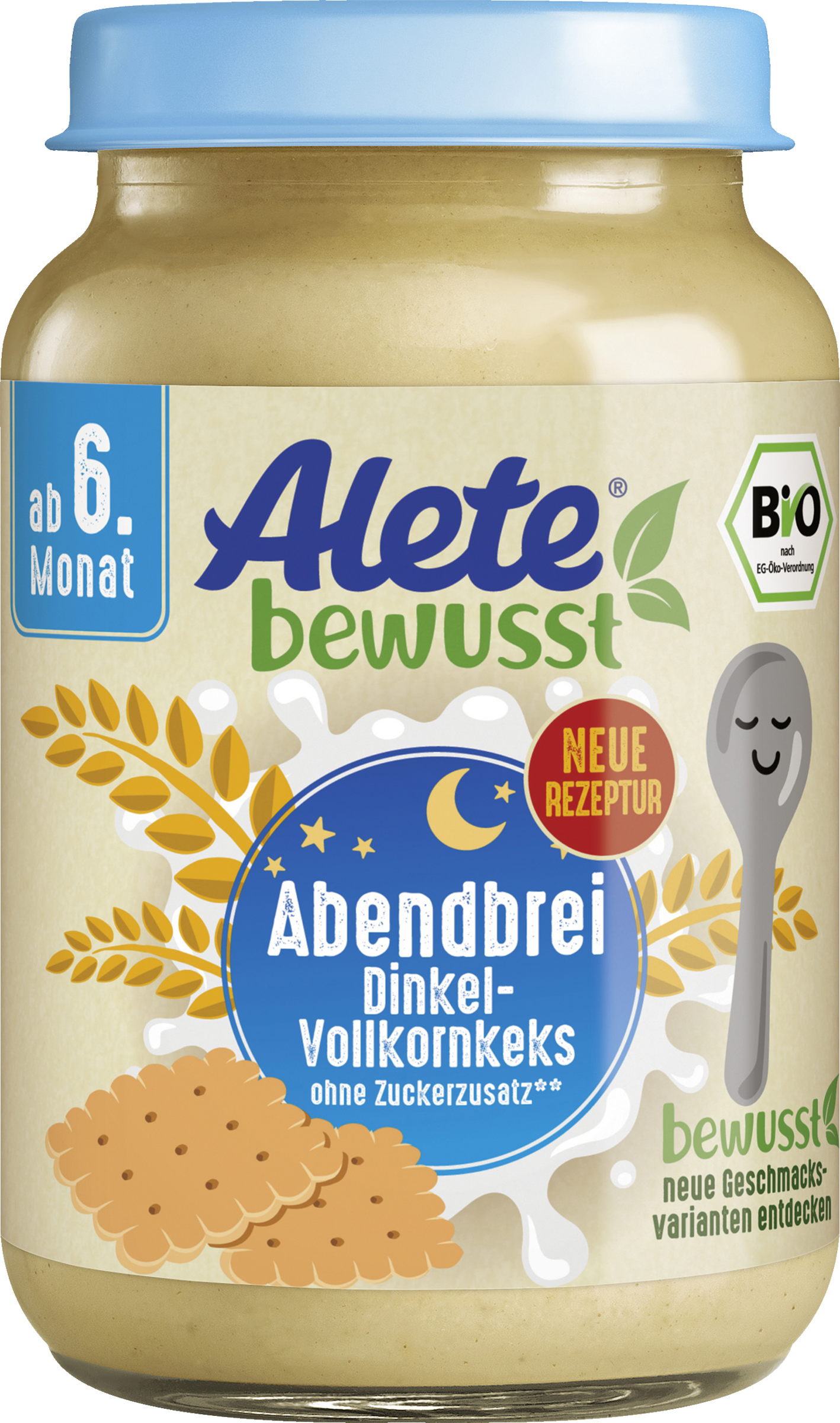 Alete bewusst Bio Abendbrei Dinkel-Vollkornkeks