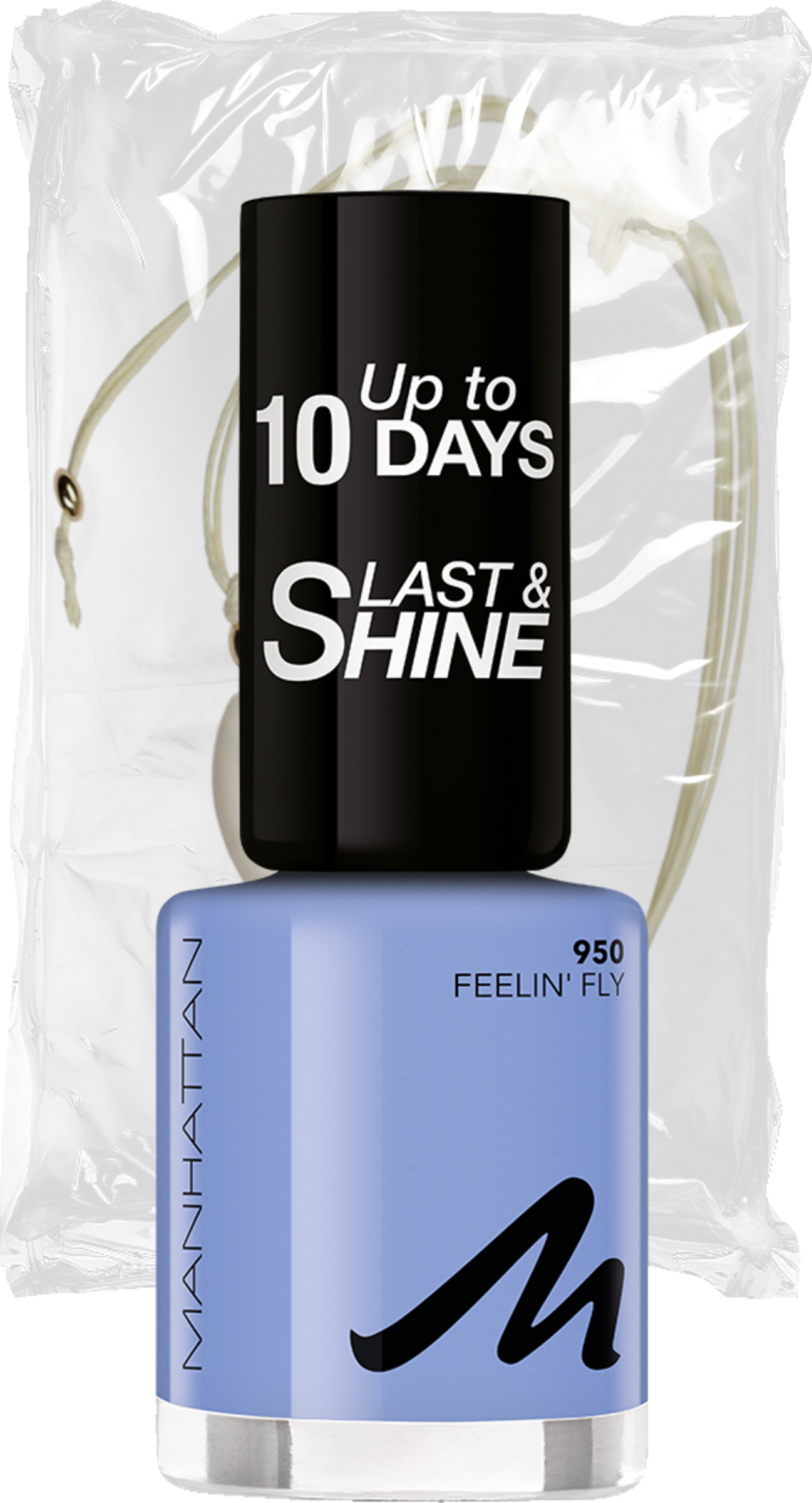 Manhattan Last & Shine Nail Polish 950 Feelin' Fly + Fußkette