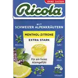 Menthol-Zitrone Extra Stark Bonbons zuckerfrei 50 g