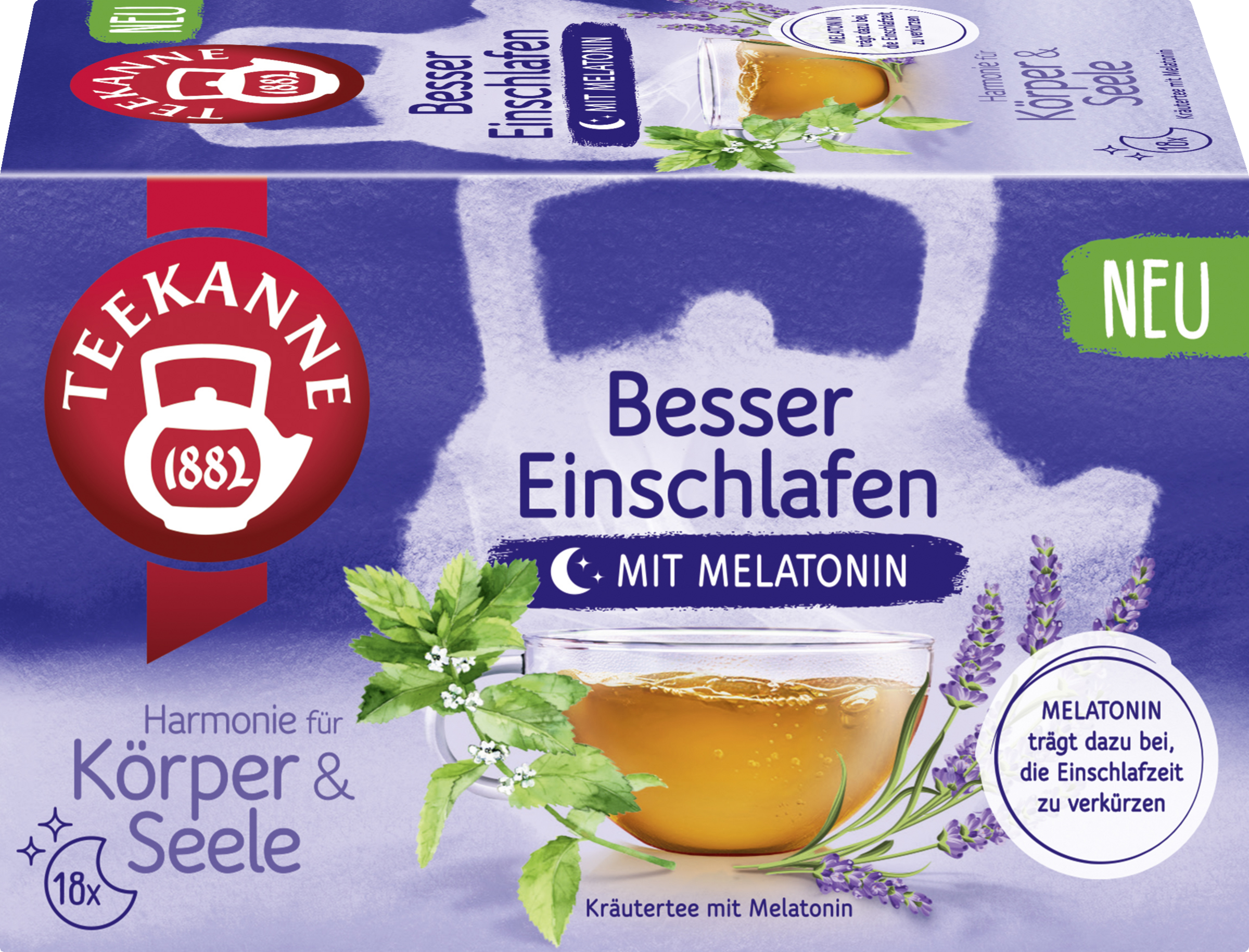 Teekanne Kräutertee Besser Einschlafen