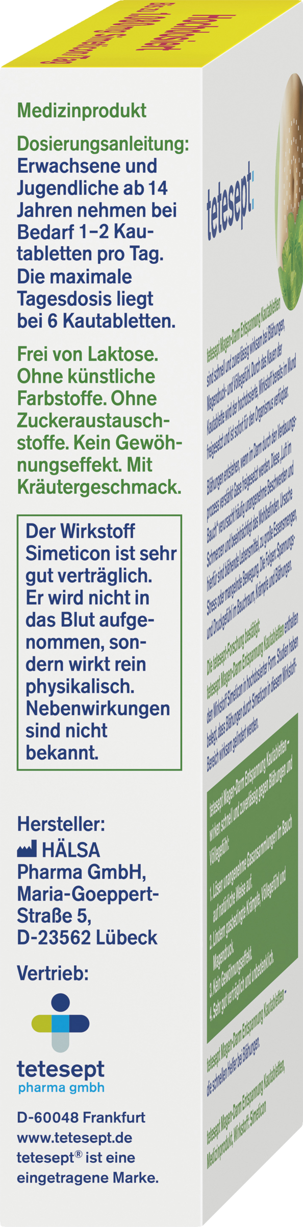 أقراص مضغ للاسترخاء المعدي المعوي 2