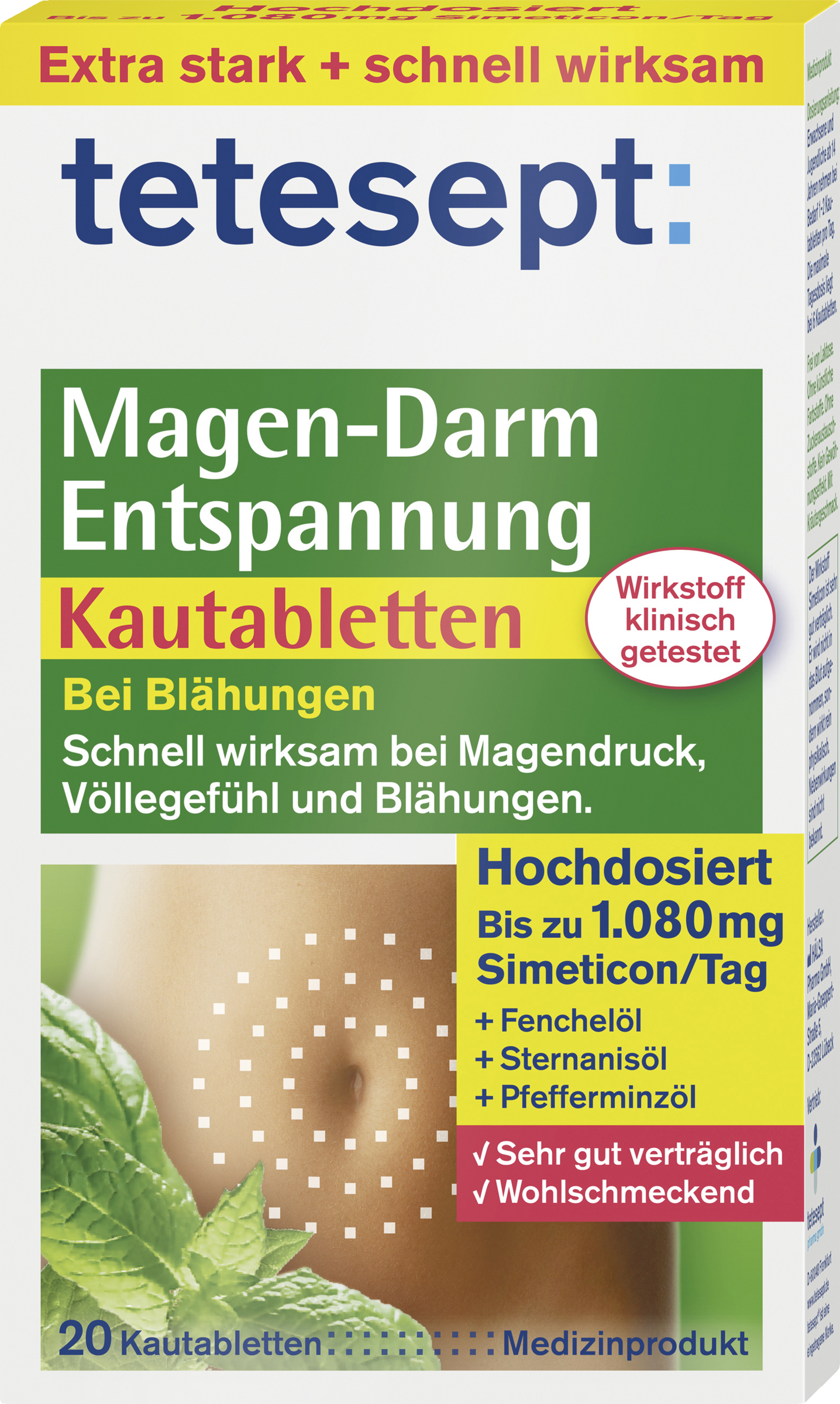 tetesept Magen-Darm Entspannung Kautabletten