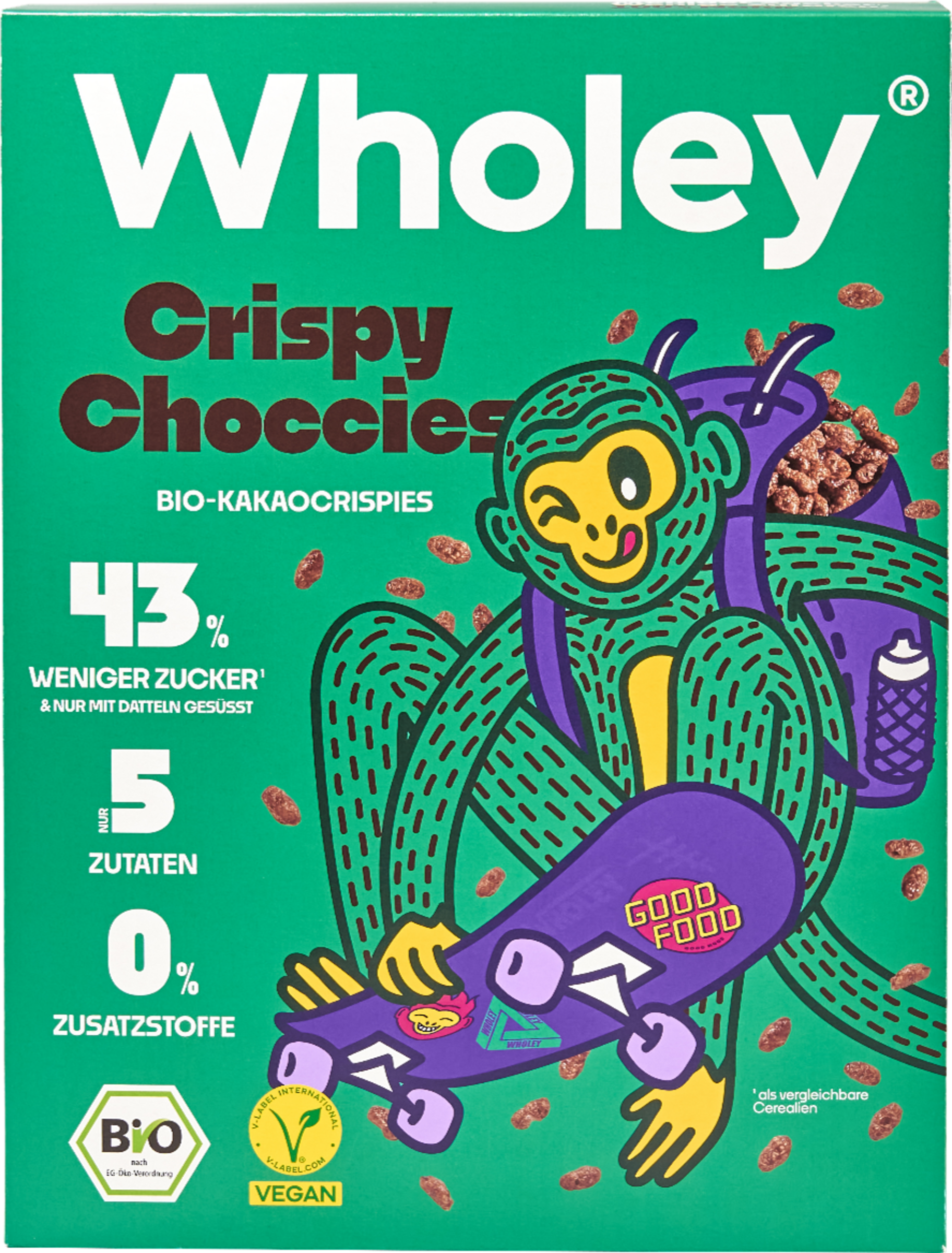 Wholey Bio Crispy Choccies Cereals