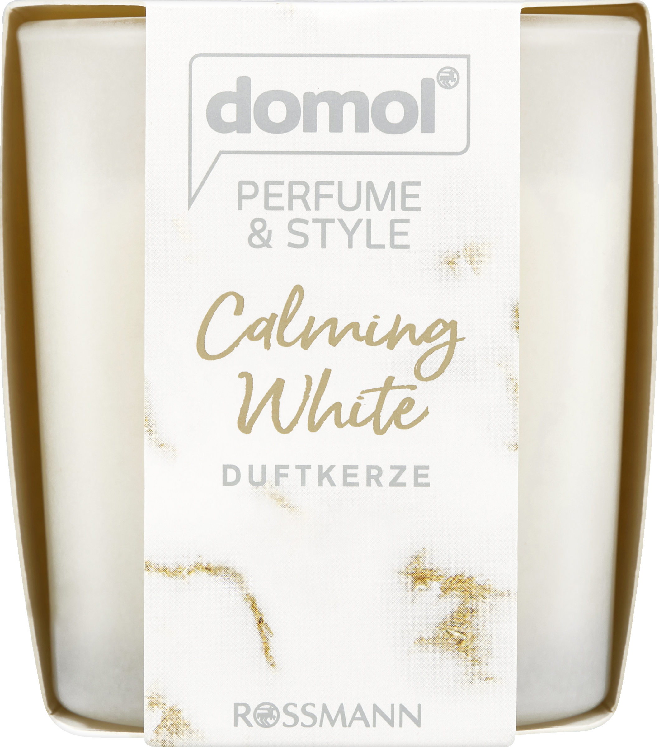 domol Perfume & Style Duftkerze Calming White