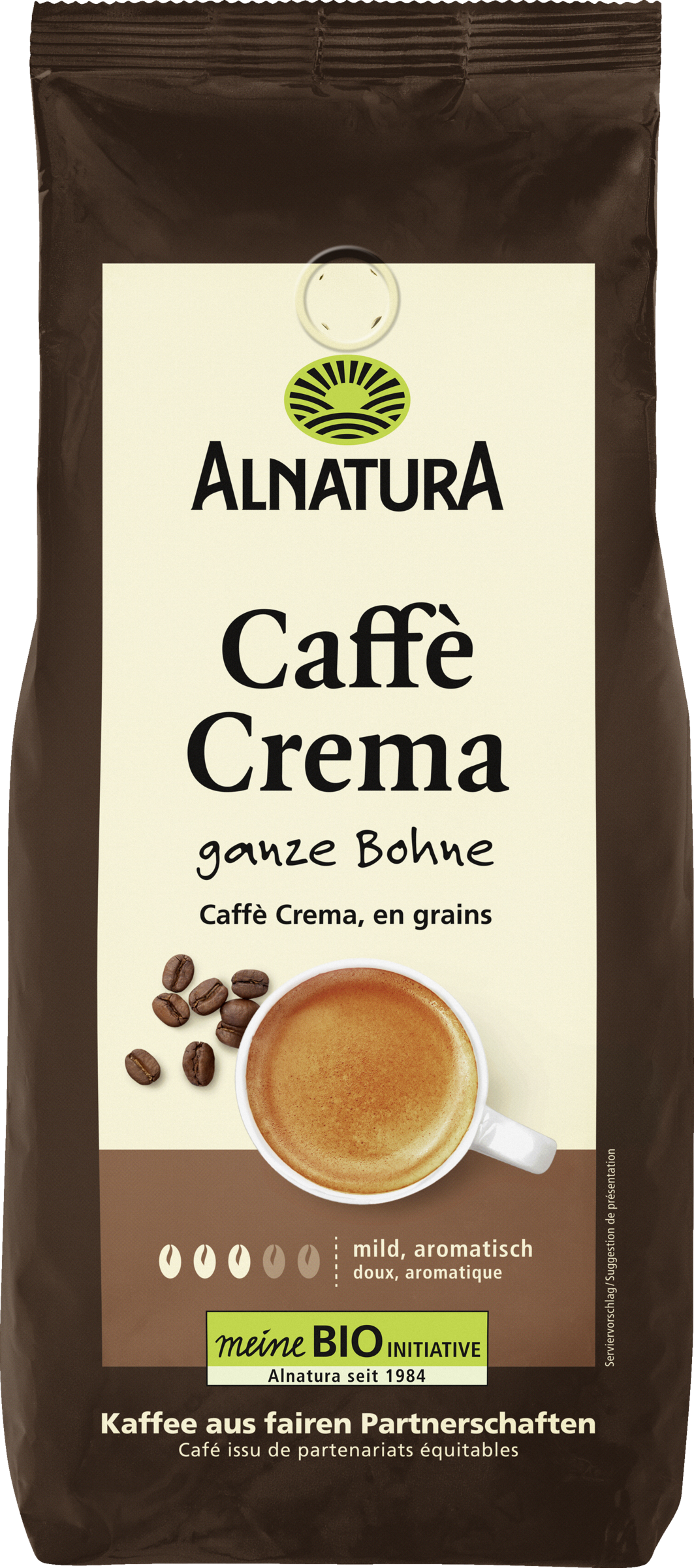 Alnatura Bio Caffè Crema ganze Bohne