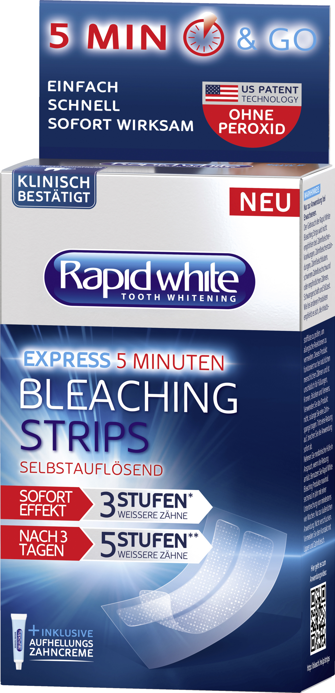 Rapid White Express Bleaching Strips