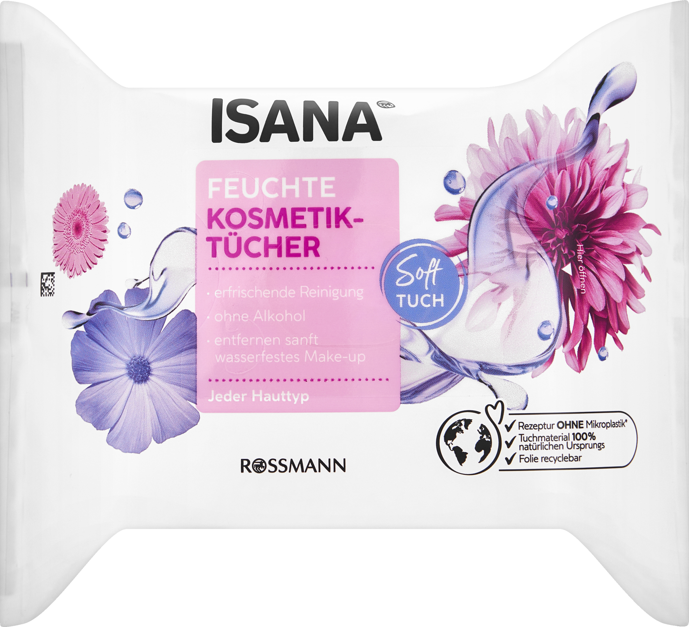 ISANA feuchte Kosmetiktücher