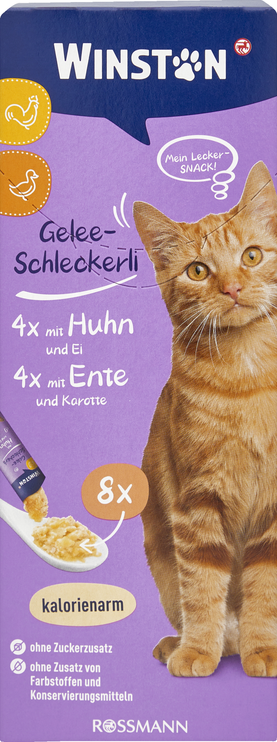 Gelee-Schleckerli mit Hühnchen & Ente