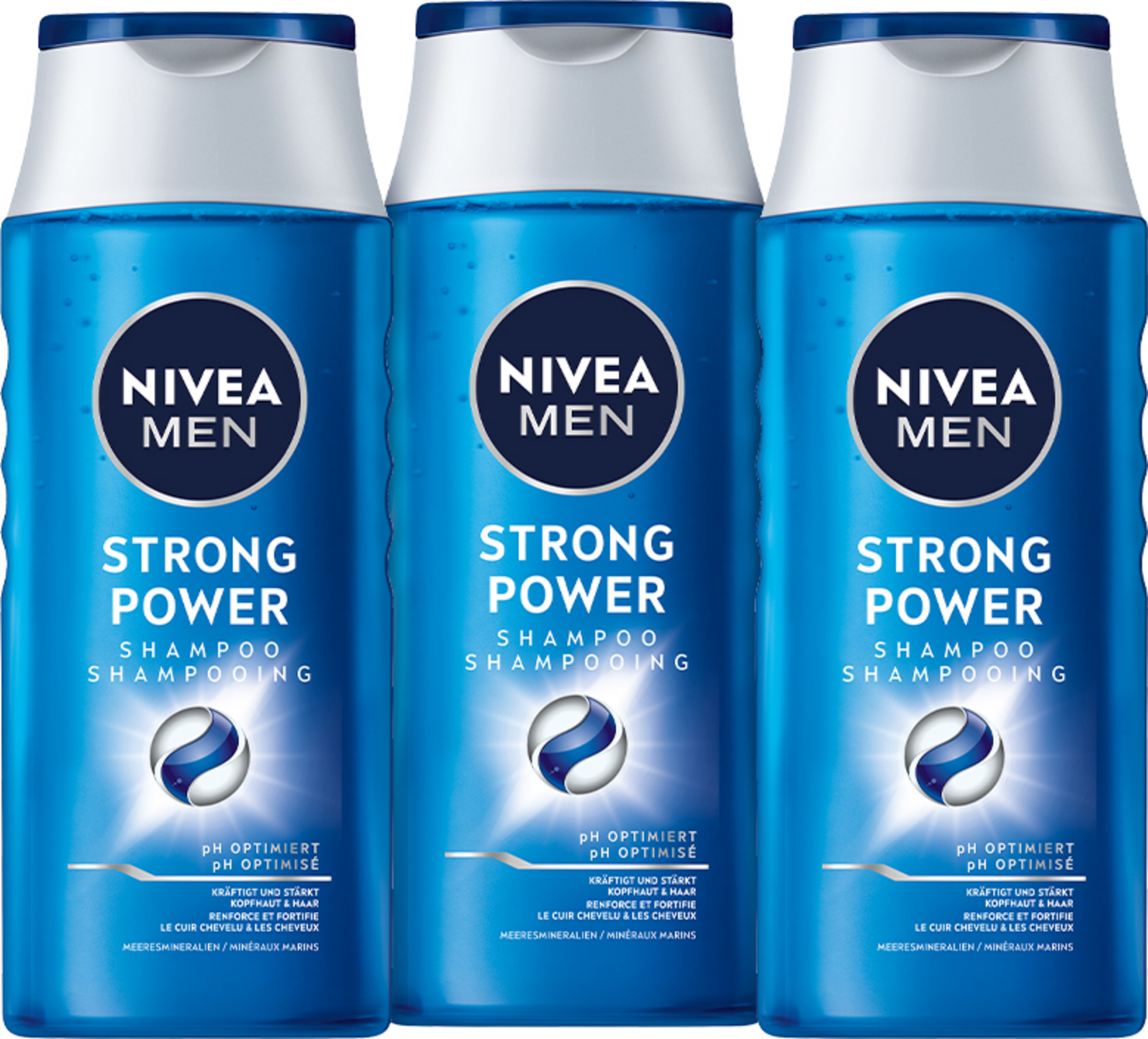 NIVEA MEN Strong Power Shampoo Vorteilsset